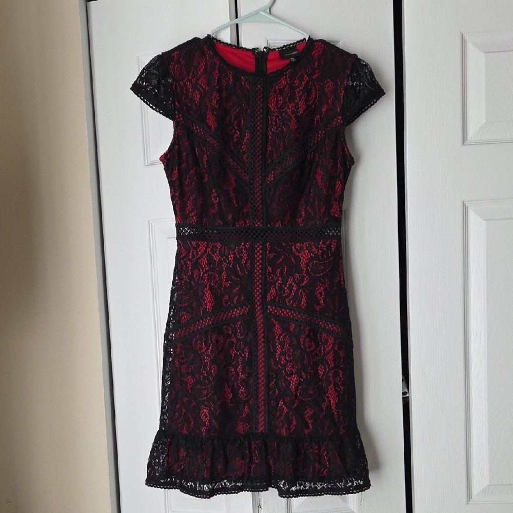 Disney Snow White Black And Red Lace Dress